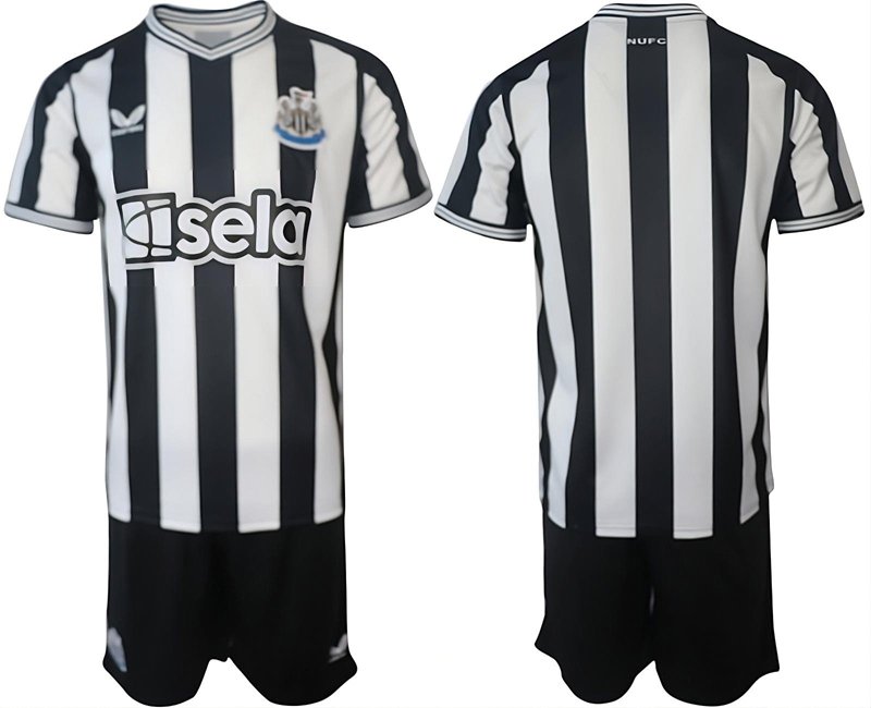 Newcastle Pánský Domácí Dres Komplet 2023/24 Krátký Rukáv