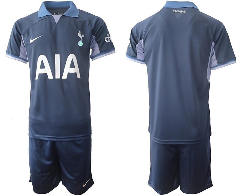 Pánský venkovní fotbalový dres Tottenham Hotspur 2023-2024 modrý