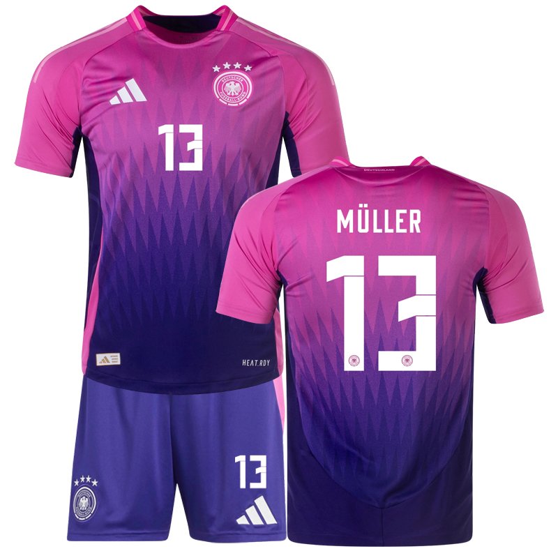 Müller 13 Německo Venkovní Fotbalové dres ME 2024