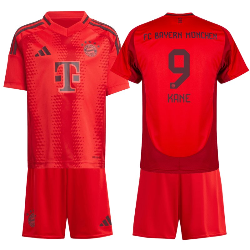 Dětský Fotbalový Dres Kane 9 FC Bayern Mnichov Domácí 2024/25