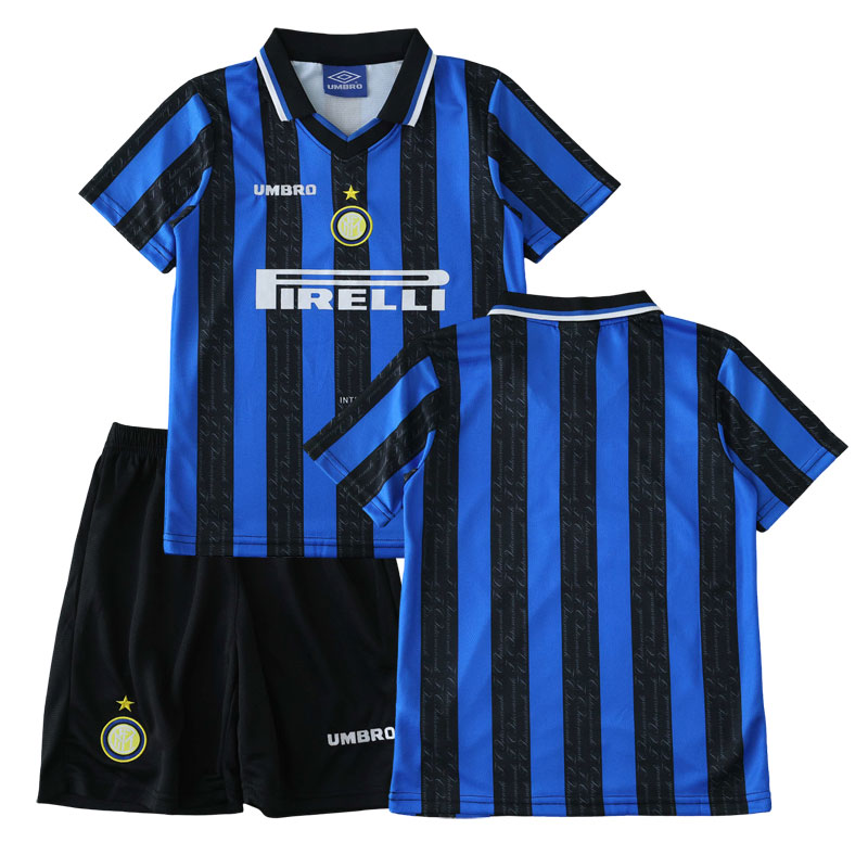 Inter Milan Dětský Domácí Fotbalový dres 97-98