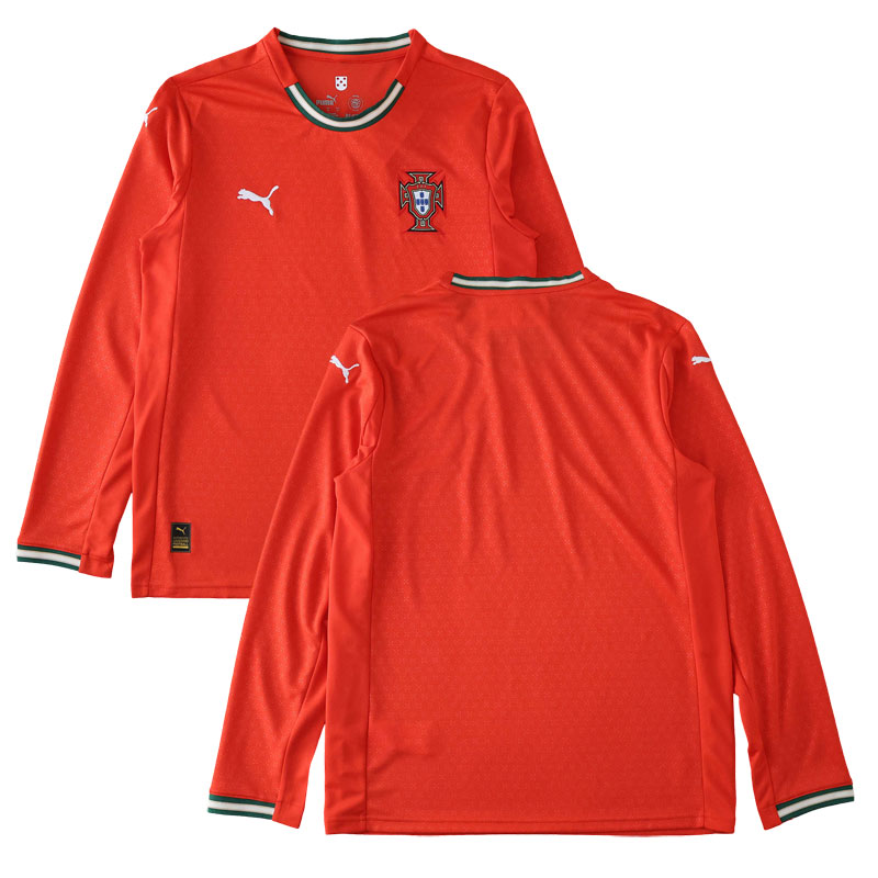 Portugalsko Domácí Dres 2025/26 Dlouhý Rukáv