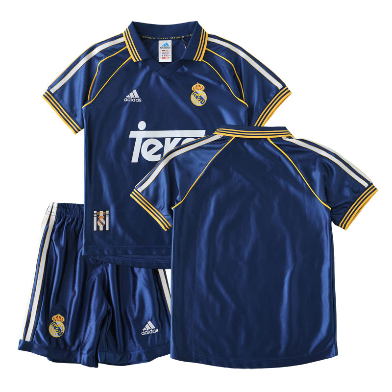 Alternativní retro fotbalový dres Real Madrid 1998-99 pro děti