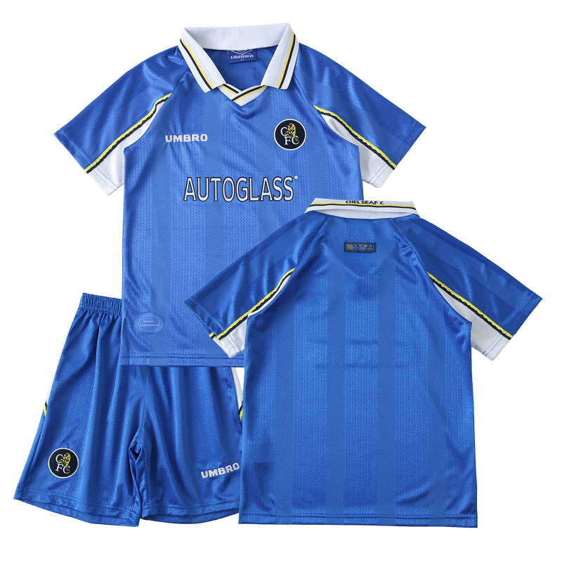 Chelsea Dětské Fotbalové Dresy Komplet 1997-99 Domácí