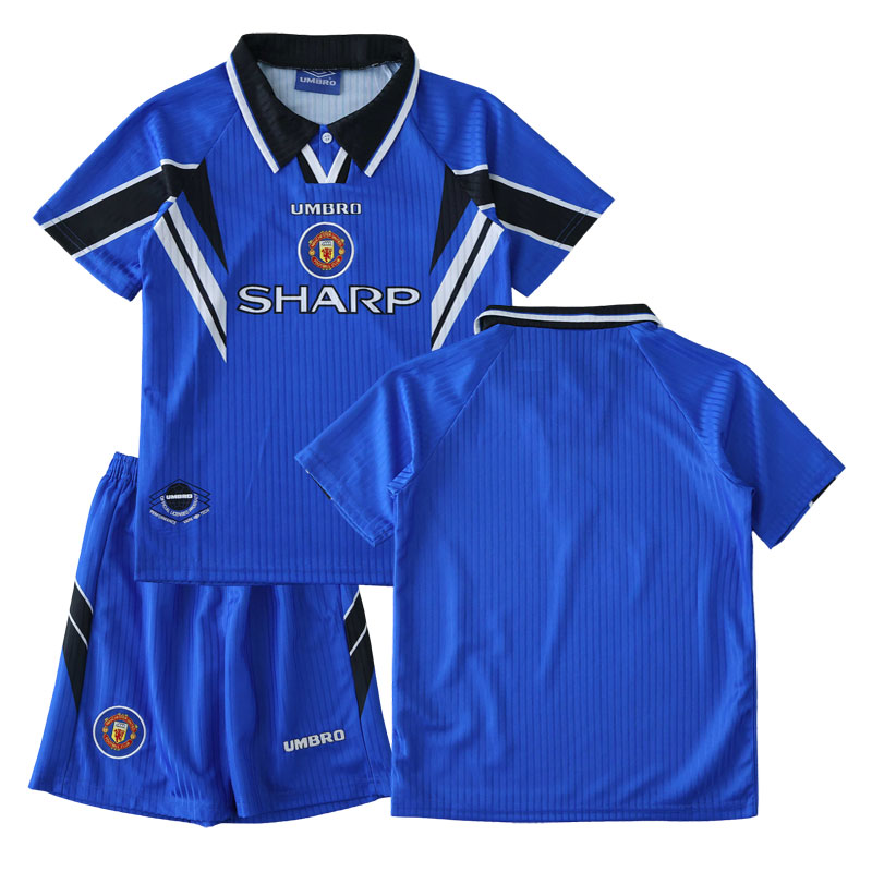Dětský Fotbalové dres Manchester United 96-98 Retro alternativní komplety