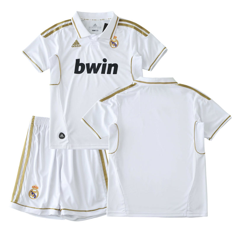 Dětský Real Madrid Retro Domácí Fotbalový Dres 2011-12