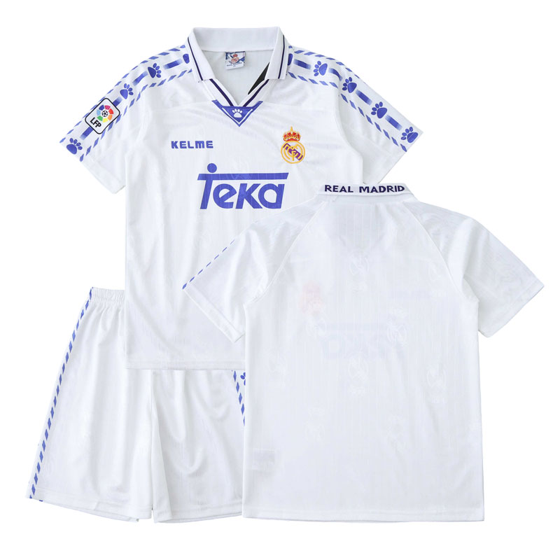 Dětský domácí fotbalový komplet Real Madrid retro 96/97