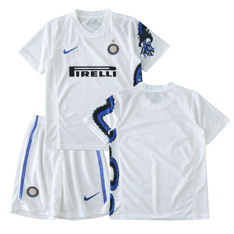 Dětský venkovní fotbalový dres Komplet Inter Milan Retro 2010-11