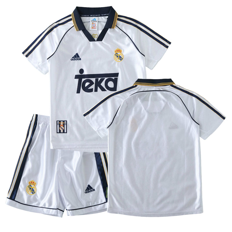 Fotbalový Dres Real Madrid 1999-2000 Retro Dětské Domácí