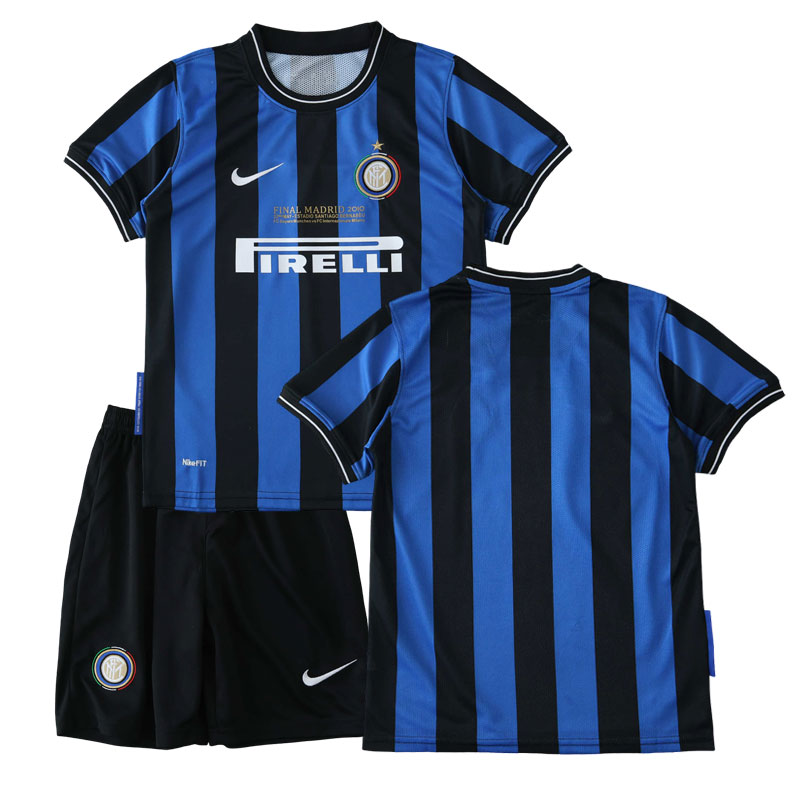 Inter Milan dětské domácí dres komplet retro 2009-10