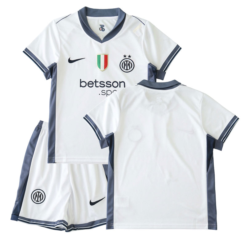 Dětské Fotbalové Dresy Inter Milan Venkovní dres komplet 2024/25