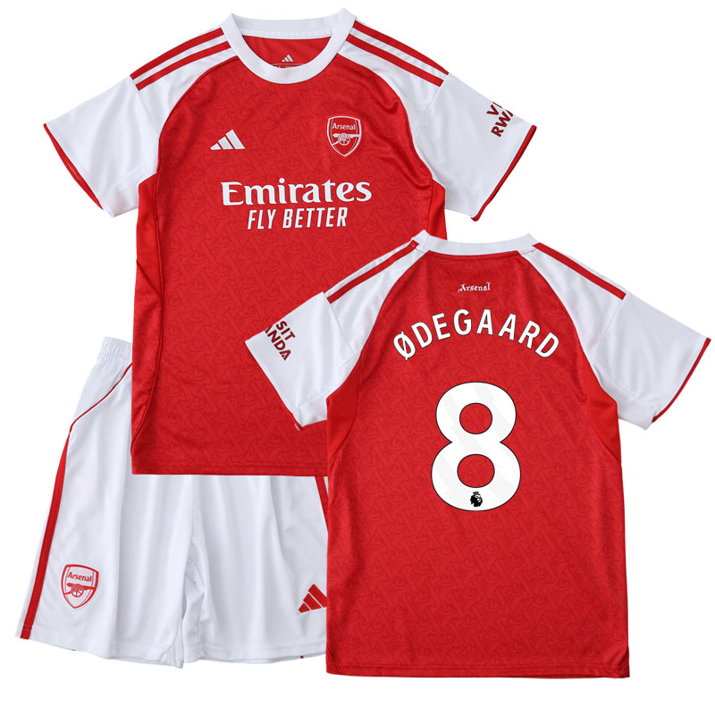 Dětský Arsenal 25/26 domácí fotbalový komplet - Ødegaard 8 na zádech