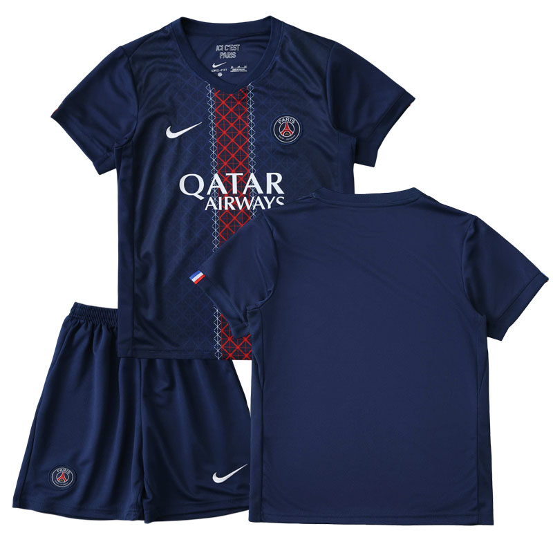 Dětský domácí fotbalový dres Paris Saint-Germain 2025-26