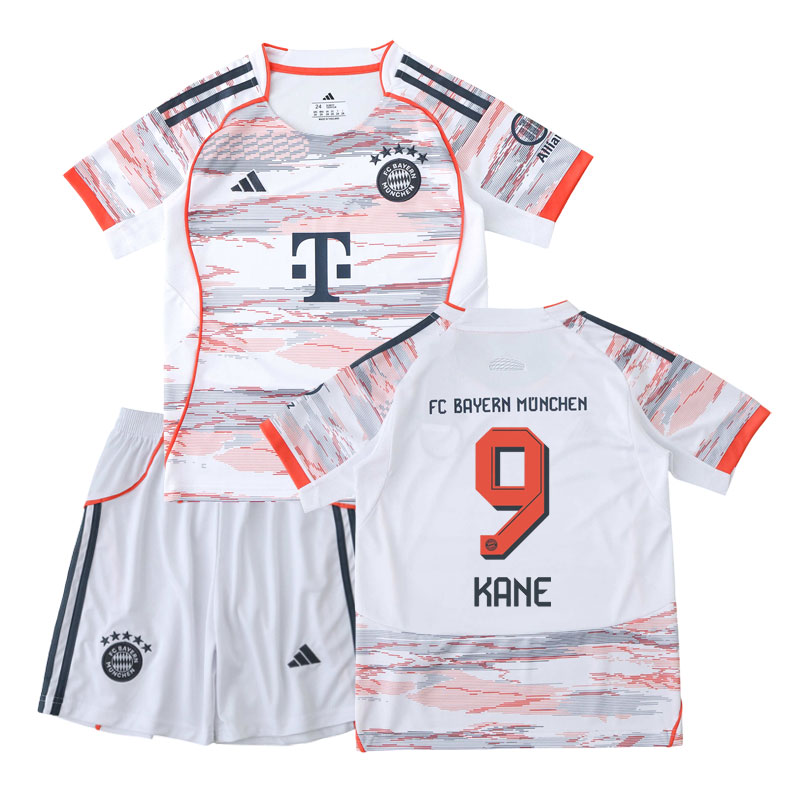 Dětský venkovní dres FC Bayern 2025/26 s potiskem Kane 9