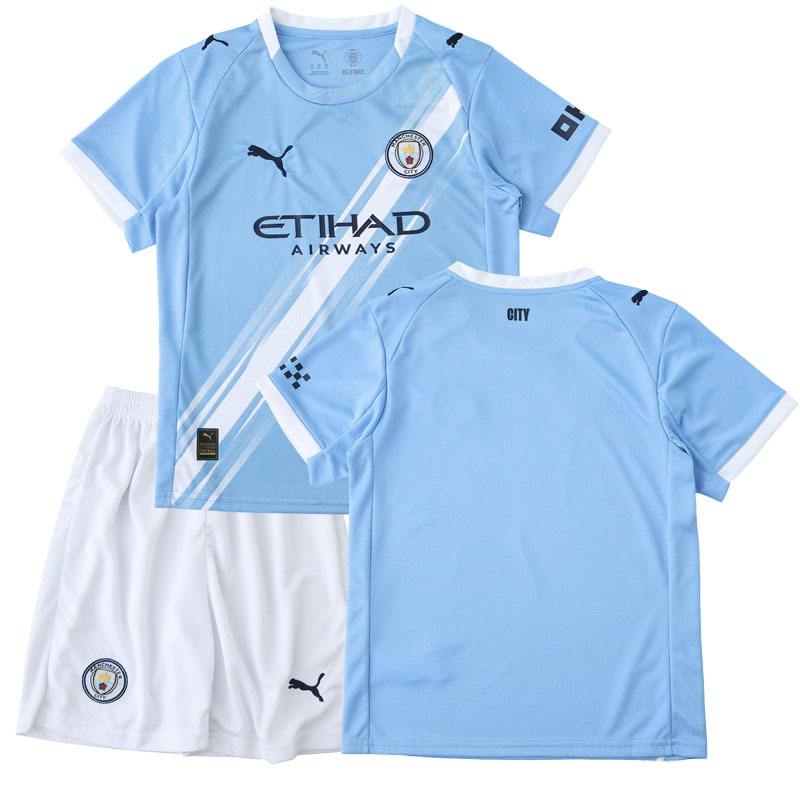 Manchester City domácí fotbalová souprava 2025/26 pro děti