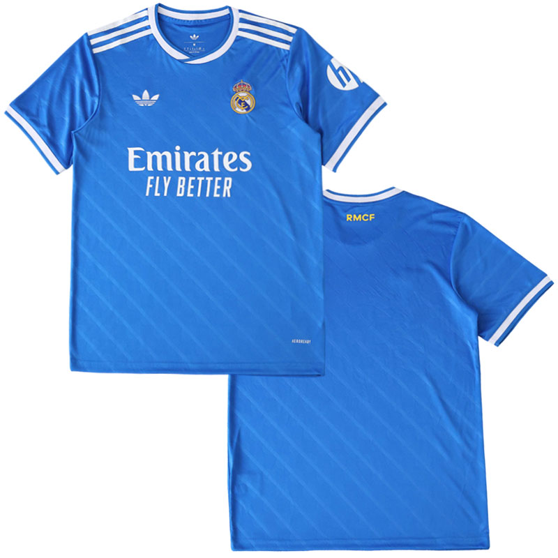Modrý fotbalový dres Real Madrid 2025-26 alternativní
