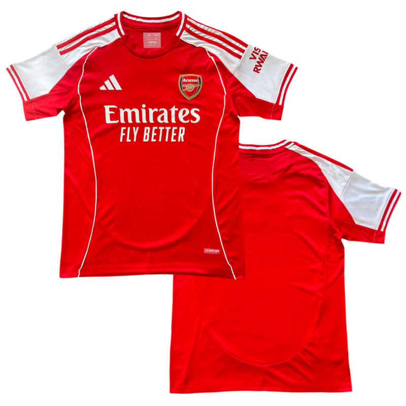 Pánský fotbalový dres Arsenal domácí 2025/26 červený krátký rukáv