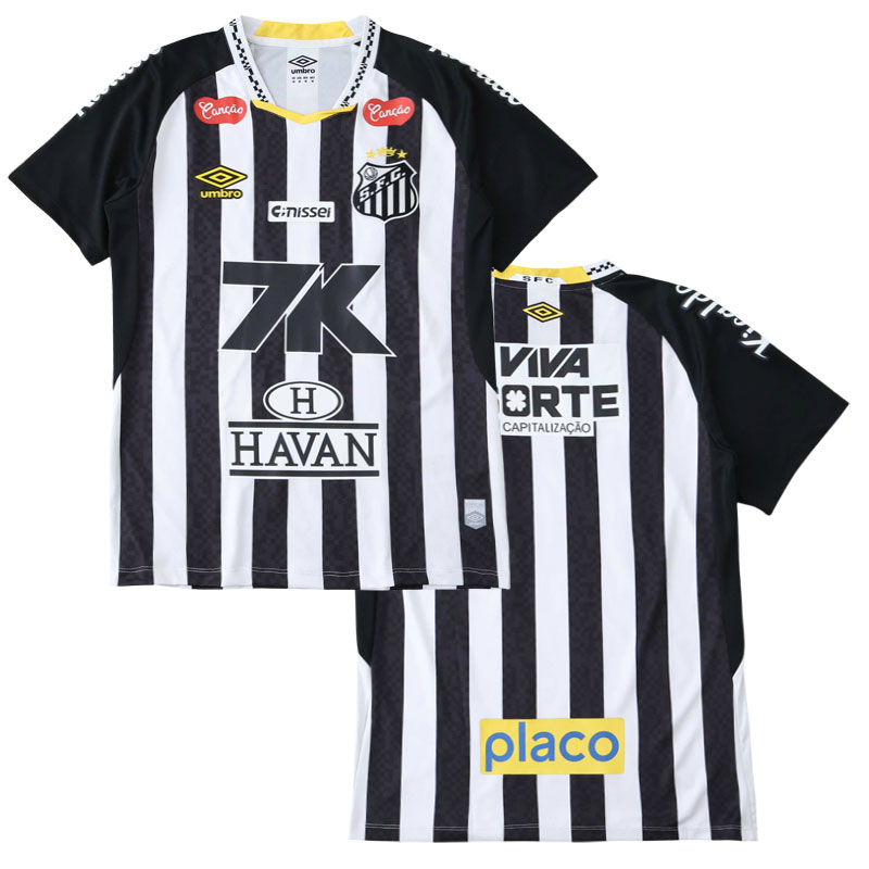 Santos FC venkovní dres 2025/26 se všemi sponzory