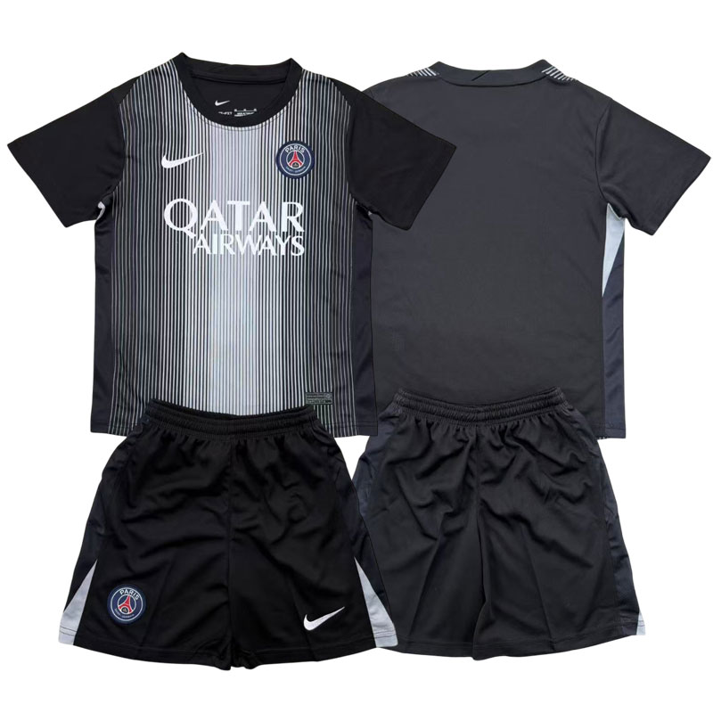 Černý brankářský dres PSG pro děti 2025/26