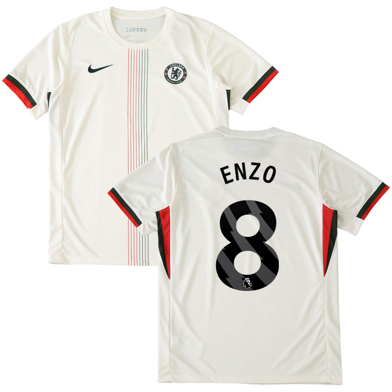 Chelsea 2025/26 pánský venkovní dres - jméno a číslo Enzo 8