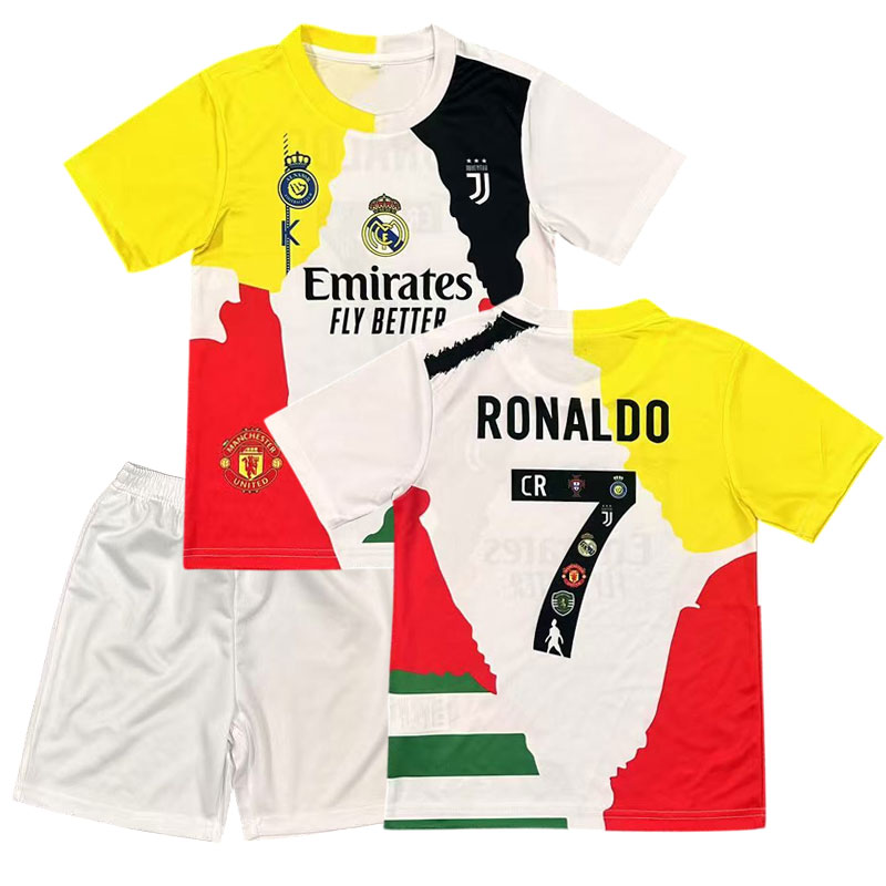 Dětský fotbalový dres Cristiano Ronaldo 2025/26 - mix klubů