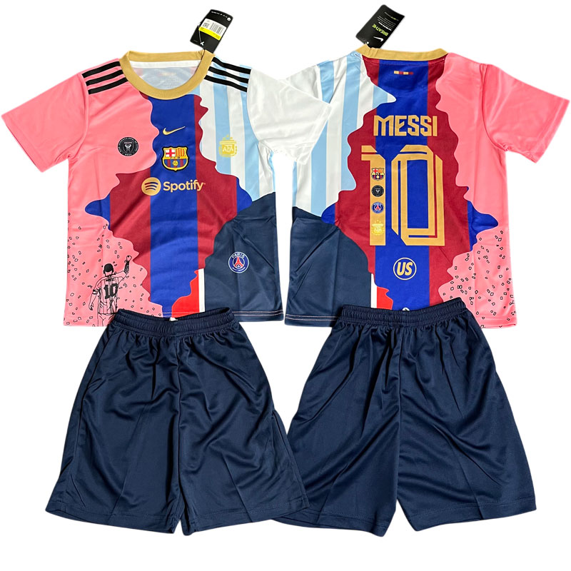 Dětský fotbalový set Messi 2025/26 - All Club Mix s číslem 10