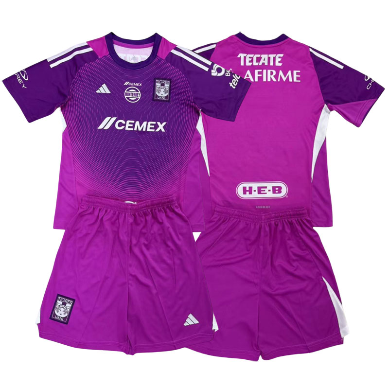 Fialový brankářský dres Tigres UANL 25/26 pro děti