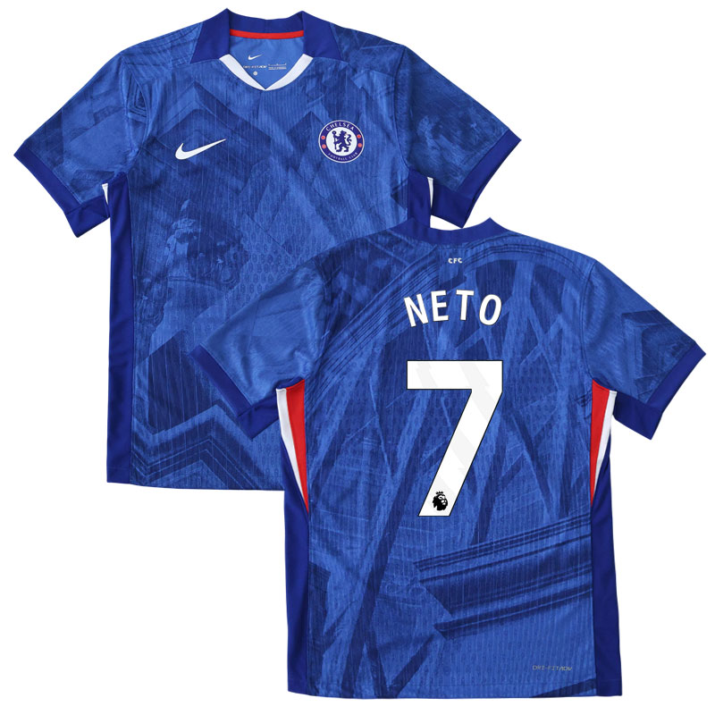 Fotbalový dres Chelsea 2025/26 - pánský domácí s potiskem NETO 7