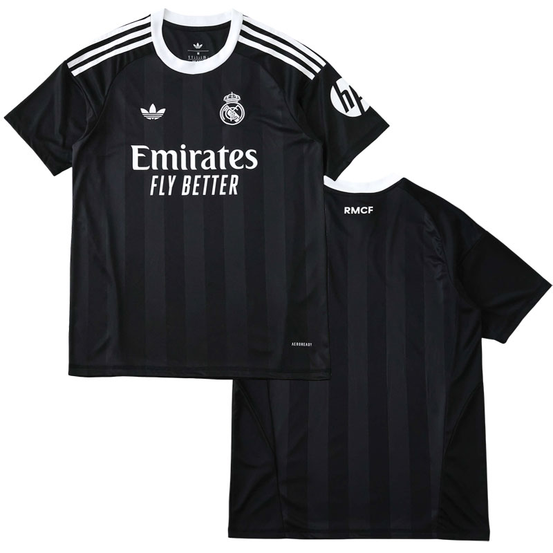 Pánský brankářský dres Real Madrid 25-26 černý design