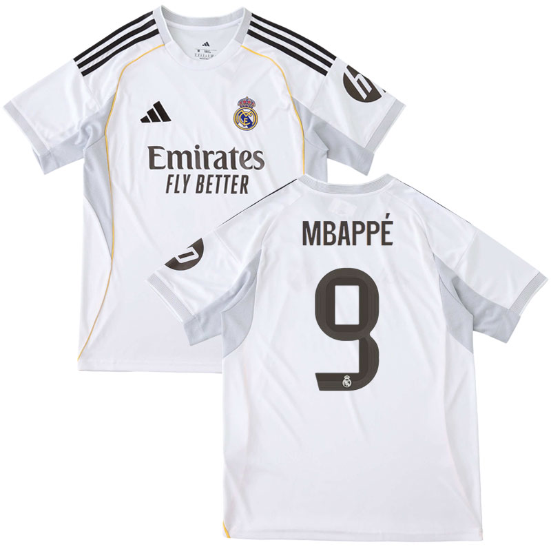 Mbappé 9 Real Madrid 2025/26 domácí fotbalový dres pro muže