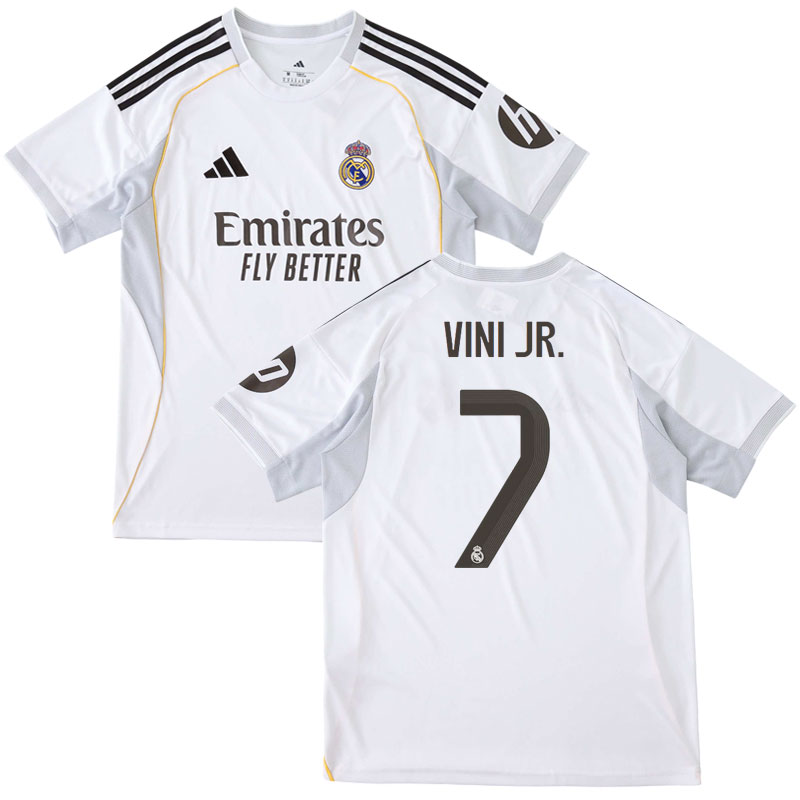 Pánský dres Real Madrid 2025/26 domácí styl s potiskem Vini Jr. 7