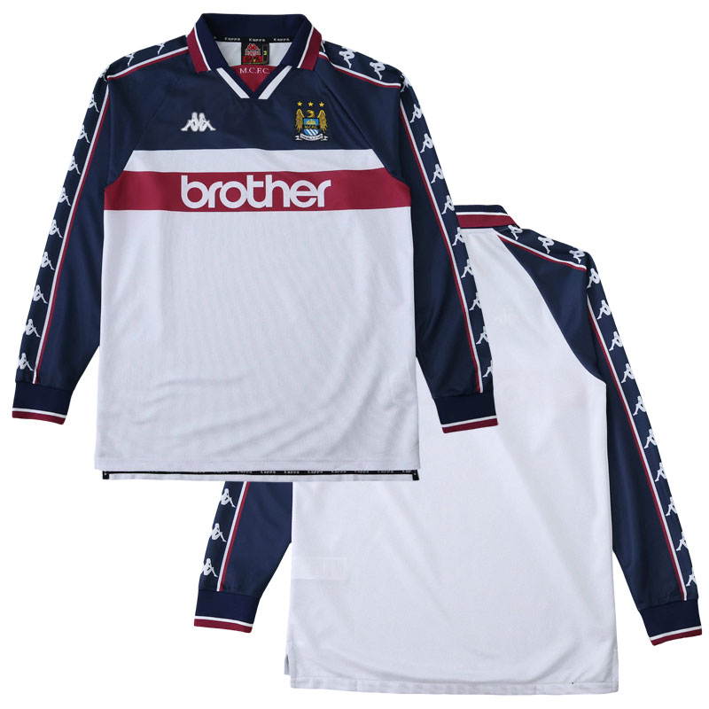 Pánský retro dlouhý dres Manchester City 1997/98 venkovní