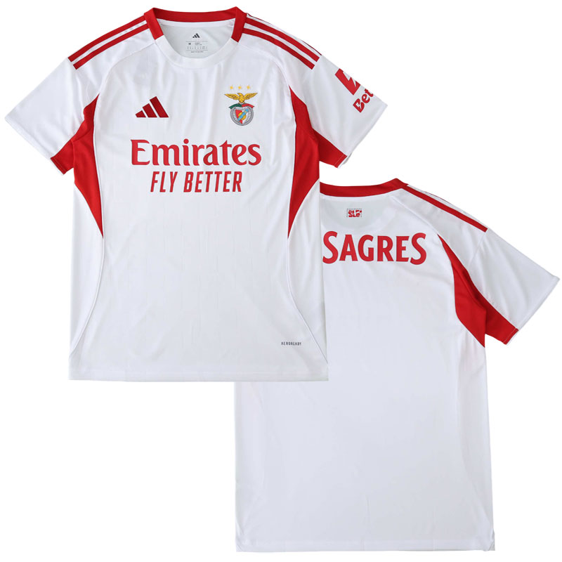 Pánský třetí fotbalový dres Benfica 25/26 bílý