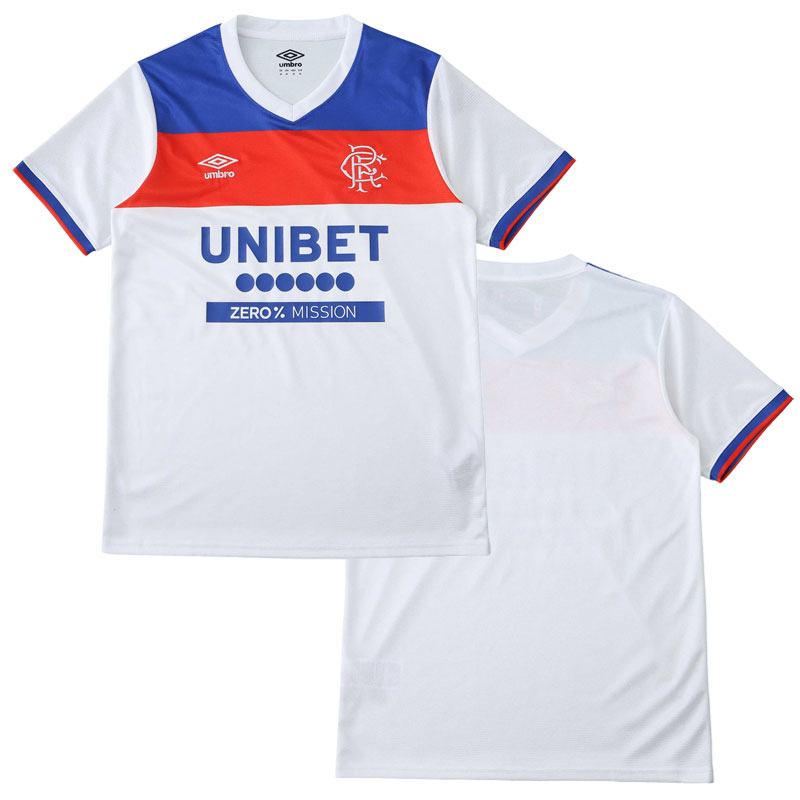 Pánský venkovní dres Rangers FC 2025/26 fotbalový styl s krátkým rukávem