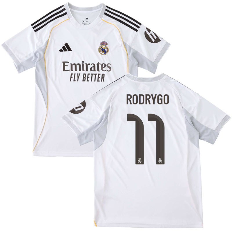 Real Madrid Fotbalový Dres 2025-26 Rodrygo 11 Domácí