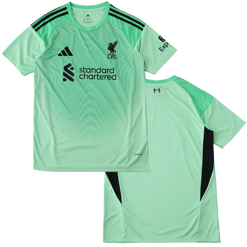 Zelený Liverpool Brankářský Dres 2025/26 pro Muže