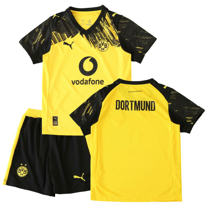 Borussia Dortmund dětský dres 2025-26 domácí sada s šortkami