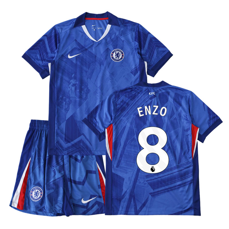 Chelsea dětská domácí sada 2025/26 s potiskem ENZO 8