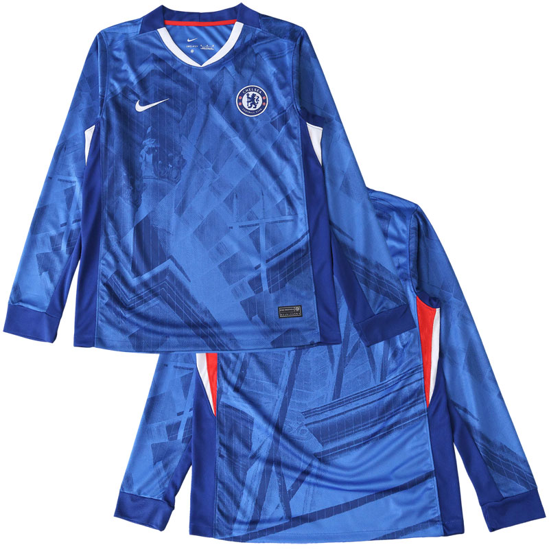 Chelsea domácí dres 2025/26 - pánský fotbalový dres s dlouhým rukávem