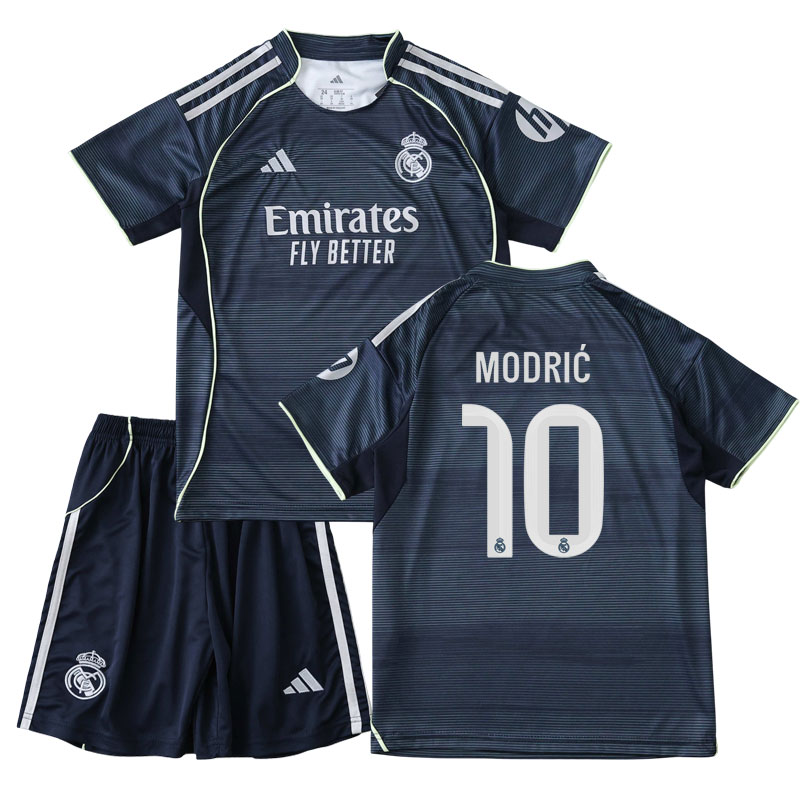 Dětský venkovní dres Modrić 10 Real Madrid 2025/26 tričko + šortky