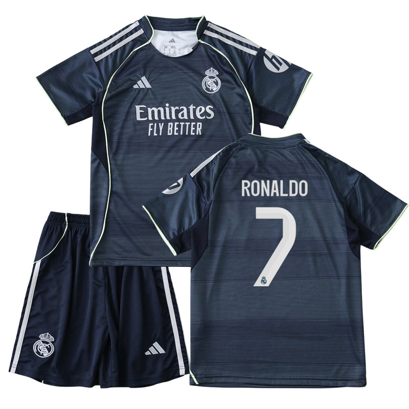Dětský venkovní komplet Real Madrid 2025/26 fotbalový dresy Ronaldo 7