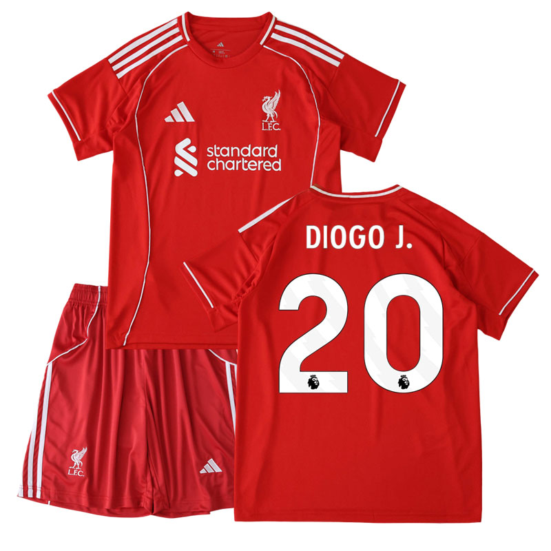 Domácí dres Liverpool pro děti 25/26 - s potiskem Diogo J. 20