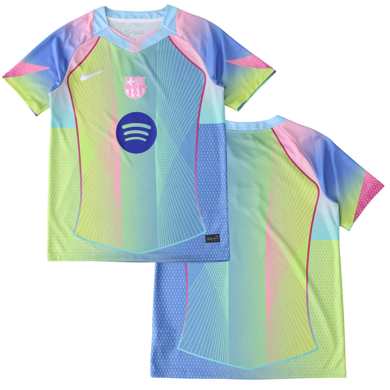 FC Barcelona 2025/26 fotbalový dres v pastelových tónech