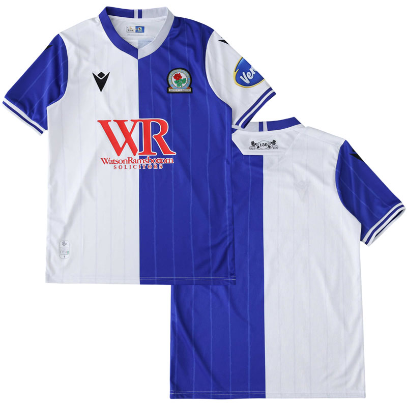 Fotbalový dres Blackburn Rovers domácí 2025/26 - modrý a bílý design
