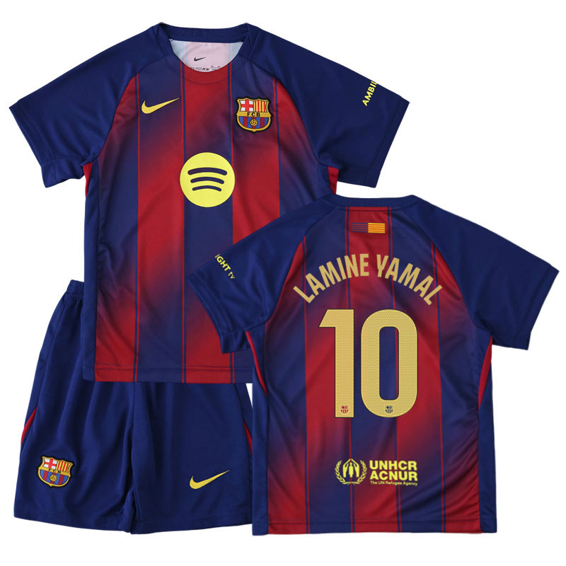 Lamine Yamal 10 domácí dres 2025/26 FC Barcelona pro děti