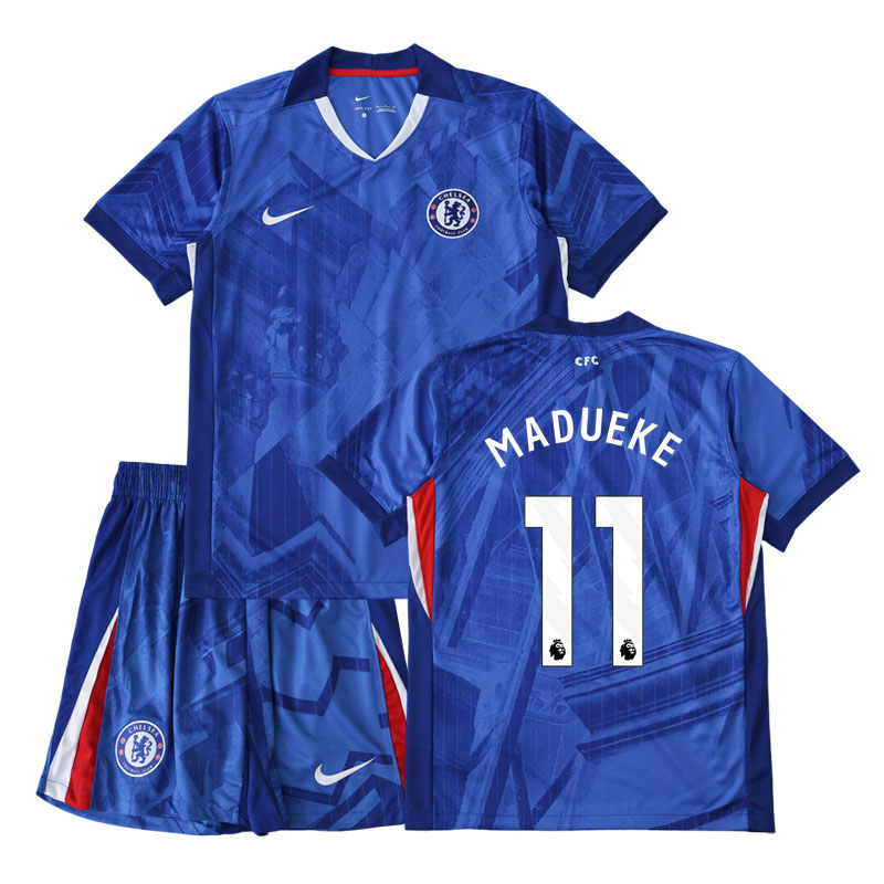 Madueke 11 Chelsea domácí dres 2025/26 pro děti - s potiskem a šortkami