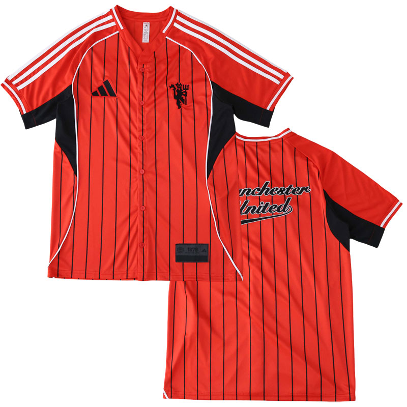 Manchester United 2025/26 baseballový dres – US Pack edice