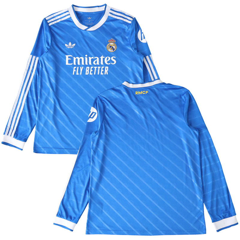 Pánský alternativní fotbalový dres Real Madrid 2025/26 dlouhý rukáv