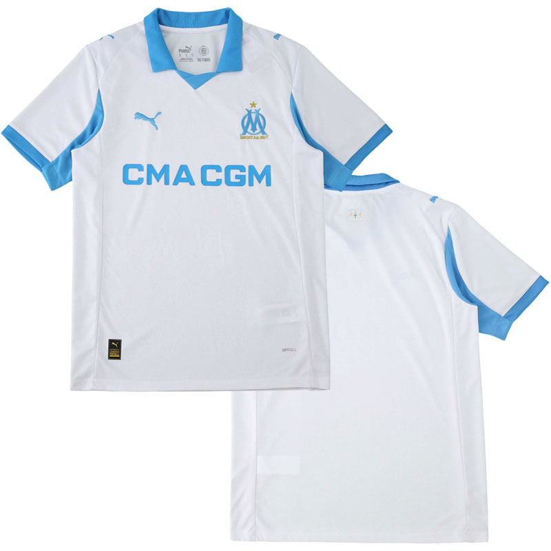 Pánský bílý dres Olympique Marseille 2025/26 - domácí edice