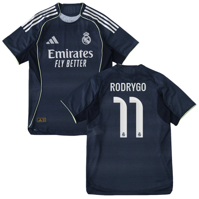 Real Madrid 2025/26 dres venkovní - Rodrygo 11 potisk